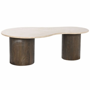 Кофейный столик DKD Home Decor 120 x 70 x 53 cm Алюминий Камень Древесина манго