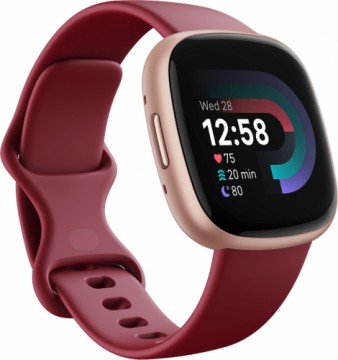 Fitbit Versa 4, beet juice/copper rose