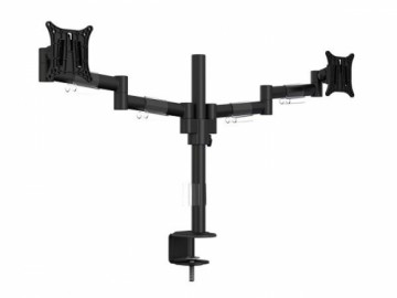 Multibrackets MB-5853 Turētājs pie galda uz 2 monitoram līdz 30"/ 2x 8kg