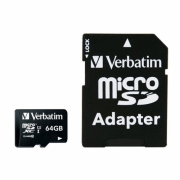 Карта памяти микро-SD с адаптером Verbatim 44084