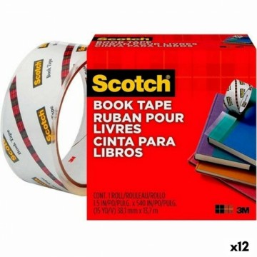 "Līmlente Scotch 38,1 mm x 13,7 m Caurspīdīgs polipropilēns (12 gb.)