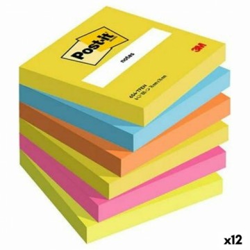 блокнотом Post-it 76 x 76 mm Разноцветный 100 Листья (12 штук)