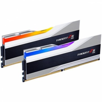 G.Skill DDR5 64GB 6400-32 Trident Z5 RGB Silver Dual-Kit F5-6400J3239G32GX2-TZ5RS