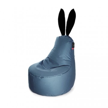 Qubo™ Mommy Rabbit Black Ears Slate POP FIT пуф (кресло-мешок)