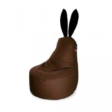 Qubo™ Mommy Rabbit Black Ears Chocolate POP FIT sēžammaiss (pufs)