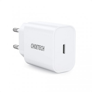 Зарядное устройство CHOETECH USB Type-C, 20W, PD3.0, QC3.0