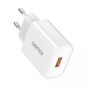 Charger CHOETECH USB Type-A, 18W, QC3.0