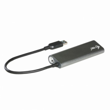 USB-разветвитель i-Tec U3HUB448 Серебристый Чёрный Серый