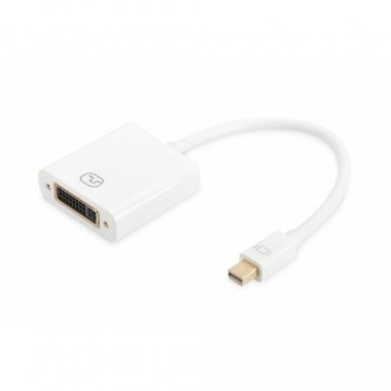 Адаптер Mini DisplayPort — DVI Digitus AK-340406-001-W Белый Чёрный