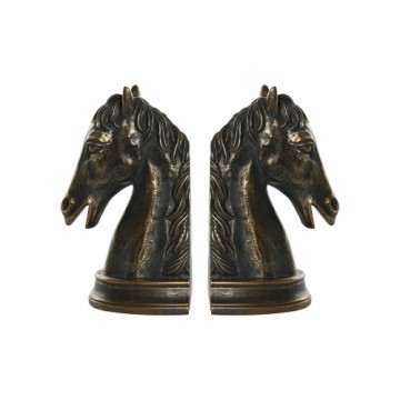 Bookend DKD Home Decor 23 x 9 x 19 cm Horse Resin