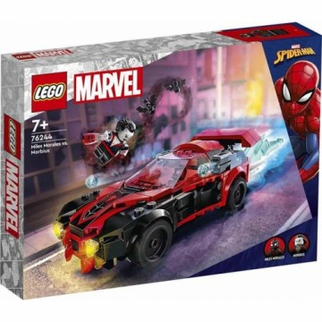 Tech Deck Celtniecības Komplekts Lego Super Heroes Miles Morales vs Morbius 220 Daudzums