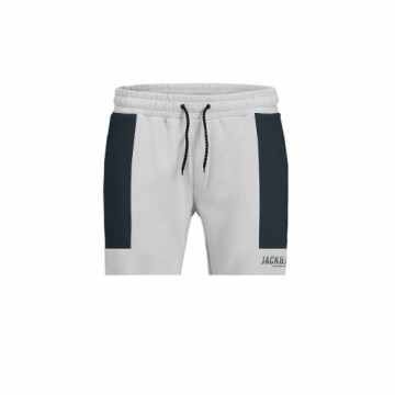 Vīriešu Sporta Šorti Jack & Jones JPSTDAN BLOKING 12228098 Balts