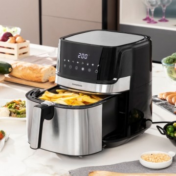 Фритюрница без Масла InnovaGoods Fryinn Pro 5500 Чёрный Нержавеющая сталь 1700 W 5,5 L