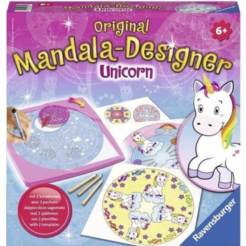 Krāsojamie attēli Ravensburger Design Unicorn Mandala