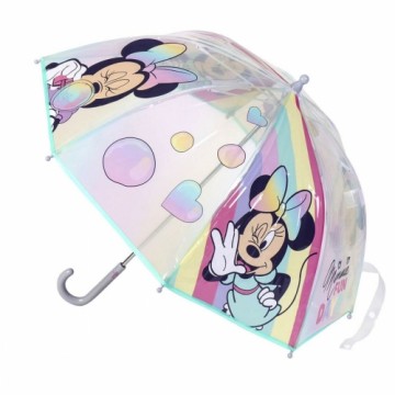 Umbrella Minnie Mouse Ø 71 cm Turquoise