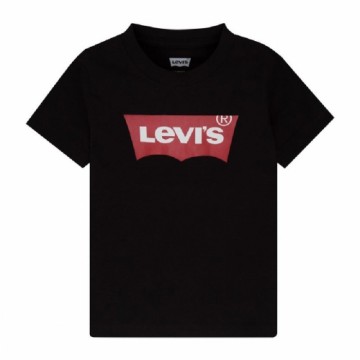 Krekls ar Īsām Piedurknēm Bērniem Levi's Batwing Boy Dark Melns