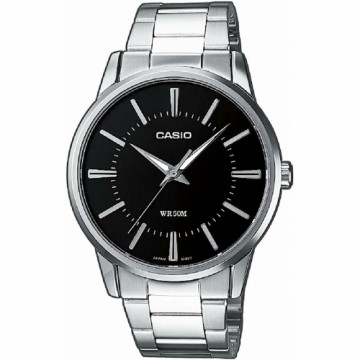 Vīriešu Pulkstenis Casio MTP1303PD1AVEG Sudrabains Melns