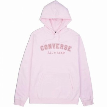 Толстовка с капюшоном унисекс Converse Classic Fit All Star Single Screen Розовый