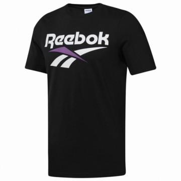 Футболка с коротким рукавом мужская Reebok Classic Vector Чёрный