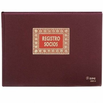 Book of Parters DOHE 09914 Burgundy A4 100 Sheets