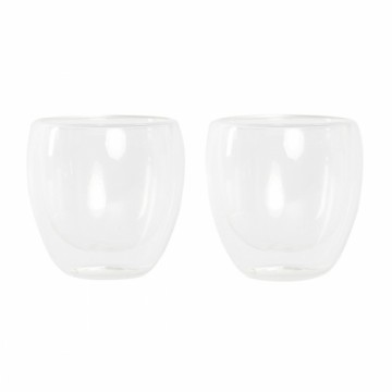 Set of glasses DKD Home Decor 250 ml 8,3 x 8,3 x 8,9 cm