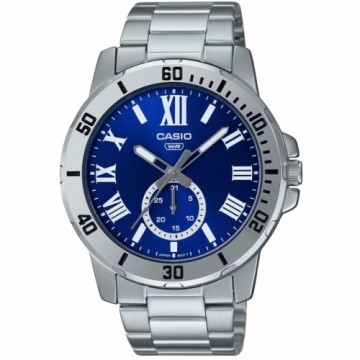 Мужские часы Casio Серебристый Синий (Ø 45 mm)