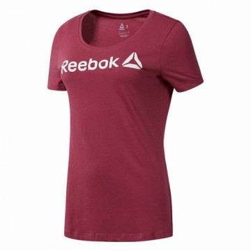 Sieviešu Krekls ar Īsām Piedurknēm Reebok Linear Karsti Rozā