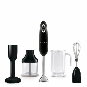 Hand-held Blender Smeg HBF22BLEU 50s Black Steel 700 W