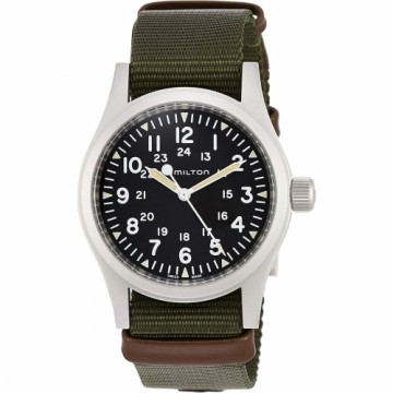 Vīriešu Pulkstenis Hamilton KHAKI FIELD Melns