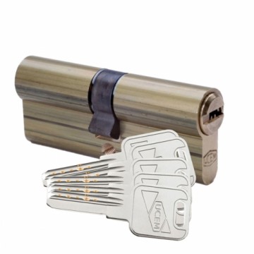 Security cylinder UCEM 2000s2lp3338ll Европейская Длинная камера 33 x 38 mm Латунь