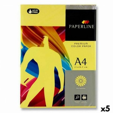 Printer Paper Fabrisa Paperline Premium A4 80 g/m² 500 Sheets Yellow (5 Units)