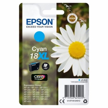 Картридж с оригинальными чернилами Epson C13T18124022 Темно-синий Циановый