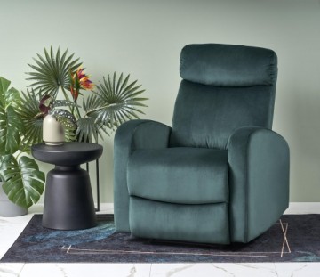 Halmar WONDER recliner, dark green