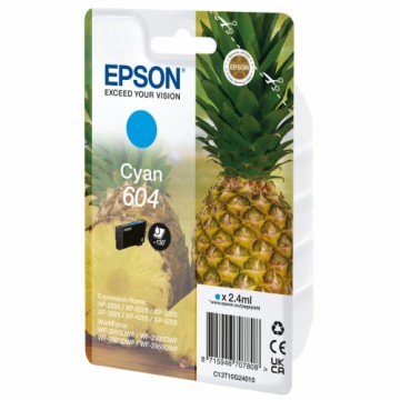 Картридж с оригинальными чернилами Epson 604 Циановый