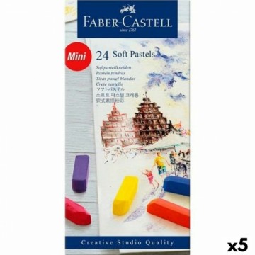 Set of soft pastel chalks Faber-Castell Разноцветный 5 штук