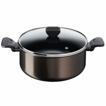 Кастрюля Tefal B5544602 Чёрный Алюминий Cтекло Ø 24 cm