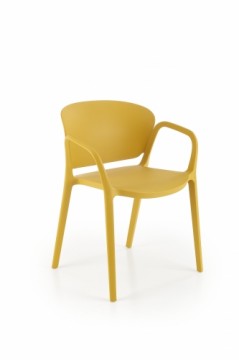 Halmar K491 chair, mustard