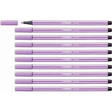 Felt-tip pens Stabilo Pen 68 Lilac (10 Pieces)