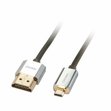 Кабель HDMI—Micro-HDMI LINDY 41680 50 cm Черный/Серый