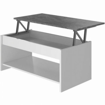 Bigbuy Home Поднимающийся кофейный столик Белый/Серый (50 cm)