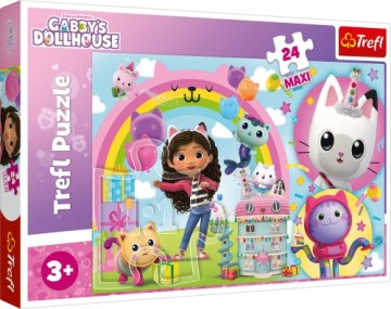 TREFL GABBY´S DOLLHOUSE Maxi puzle, 24 gab.