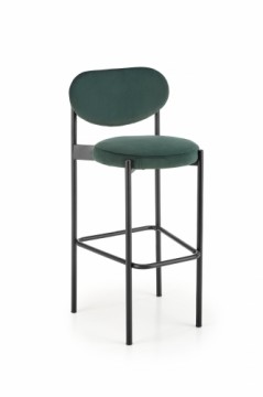 Halmar H108 bar stool, dark green