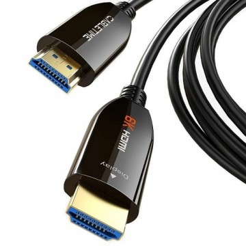 Active Fiber Optical Cable HDMI 2.1, 8K, 60Hz, 30m, 48Gbps, gold-plated
