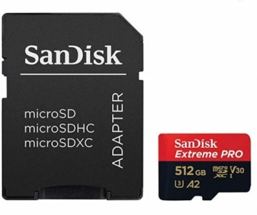 Sandisk By Western Digital MEMORY MICRO SDXC 512GB UHS-I/W/A SDSQXCD-512G-GN6MA SANDISK