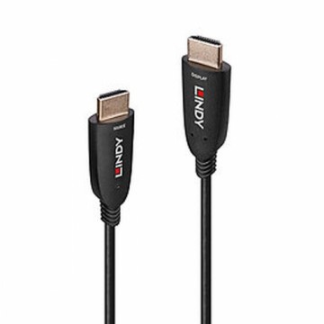 Кабель HDMI LINDY OPTIC HYBRID 10 m Чёрный