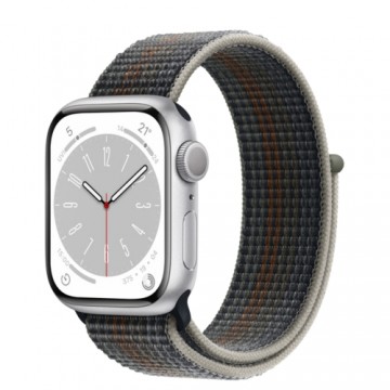 Apple Watch Series 8 41mm GPS Aluminum - Silver (Atjaunināts, stāvoklis jauns)