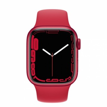 Apple Watch Series 7 41mm Aluminium GPS+Cellular - Red (Atjaunināts, stāvoklis kā jauns)