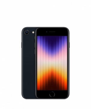 Apple iPhone SE 3.gen 128GB - Midnight (Atjaunināts, stāvoklis kā jauns)