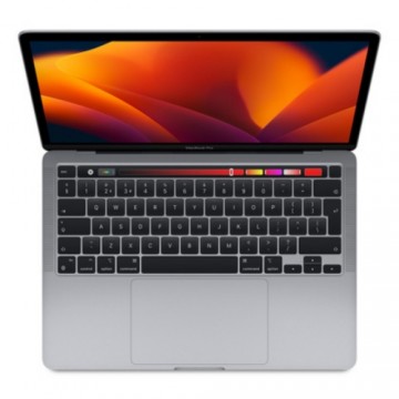 Apple MacBook Pro 2022 Retina 13" 2xUSB-C - M2 / 8GB / 256GB SSD - Space Gray (Atjaunināts, stāvoklis kā jauns)