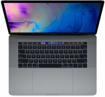 Apple MacBook Pro 2018 Retina 15" 4xUSB-C - Core i7 2.2GHz / 32GB / 256GB SSD - Space Gray (Atjaunināts, stāvoklis labi)